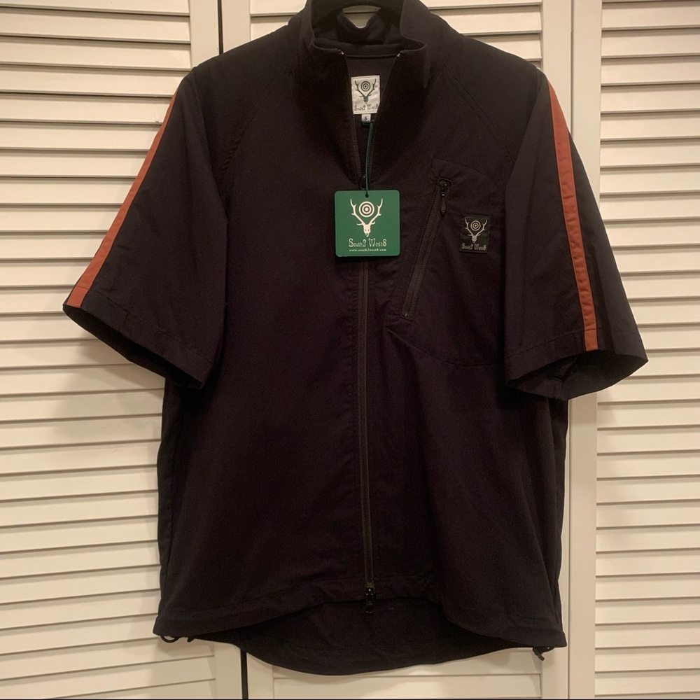 South2 West8 Cropped Sleeve Jacket